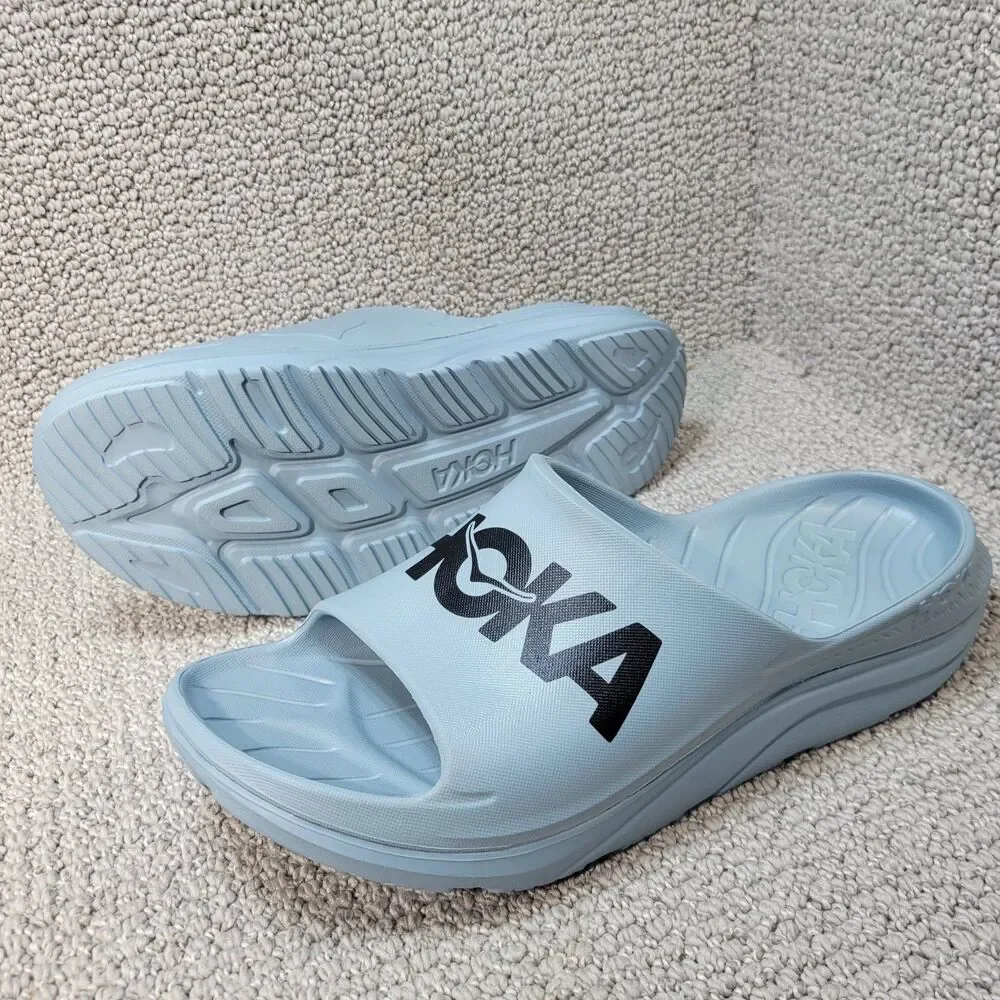 Hoka One One Ora Athletic Slide Blue Black Men's US Size 11